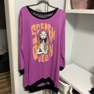 The Nightmare Before Christmas Pijama Top Size 2XL